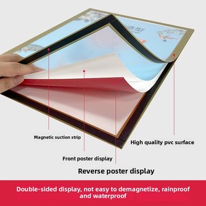 Bincheng Acrylic tường từ A2 A3 A4 bảng thông báo mẫu giáo thư pháp hiển thị giá bảng thông báo nhẹ - Product Image 2