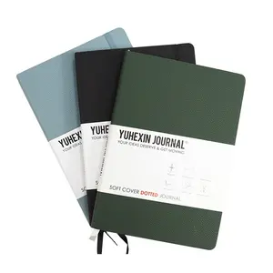 时尚定制A5点缀快速交付皮革2021 YUHEXIN Journal Hardback Planner Agenda 2021 Softcover Notebook Logo