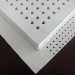 Plaques <span class=keywords><strong>de</strong></span> plâtre perforées pour plafond 600x600mm, panneaux acoustiques en plâtre 600x600, plaques <span class=keywords><strong>de</strong></span> plâtre insonorisantes, plafonds à grille T24 - Product Image 5