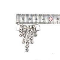 2024 petit assortiment cristal strass Bikini boucles anneaux en métal pour NPC IFBB compétition costume décoration utilisation sur ceintures sacs