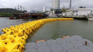 Thân thiện với môi trường không độc hại mô-đun màu đen có thể điều chỉnh đê chắn sóng nổi cho dự trữ sinh thái và bảo vệ bờ biển - Product Image 4