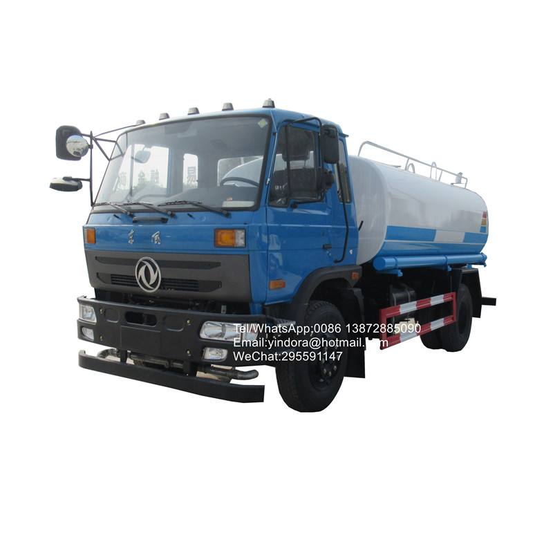 Новый 2021 дешевой цене 4x2 4x4 190hp 12ton 15ton распыления воды 12000 литров полива растений Автоцистерна грузовик воды