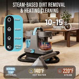 Máquina <span class=keywords><strong>de</strong></span> Limpieza <span class=keywords><strong>de</strong></span> Alfombras con Agua Caliente 60 ℃   Sistema <span class=keywords><strong>de</strong></span> Lavado <span class=keywords><strong>a</strong></span> <span class=keywords><strong>Vapor</strong></span> para Tapicerí<span class=keywords><strong>a</strong></span>, Limpiador para Uso Doméstico - Product Image 5