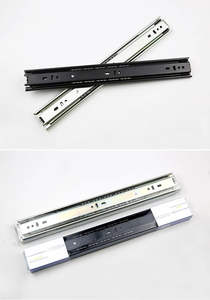 Glissière de tiroir télescopique en alliage d'aluminium avec roulements à billes - Silencieux, réglable et à fermeture douce pour la cuisine, la salle de sport et la salle de bain - Product Image 4