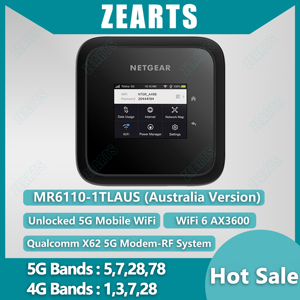 Router móvil NETGEAR Nighthawk M6 MR6110-1TLAUS desbloqueado con soporte N78, 5G y WiFi 6 - Product Image 1