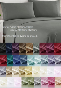 Parure <span class=keywords><strong>de</strong></span> draps King Size 4 pièces, prix usine Chine, confortable, respirante, luxe hôtelier, poches profondes, blanc, OekoTex - Product Image 5