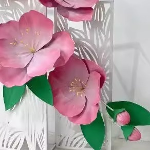 Khổng lồ handmade EVA <span class=keywords><strong>Cherry</strong></span> hoa thẩm mỹ phòng trang trí ngoài trời Nhiếp ảnh Backdrop cửa sổ hiển thị sắp xếp phụ kiện - Product Image 3
