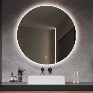 Moderno antivaho LED iluminado montado en la pared <span class=keywords><strong>baño</strong></span> inteligente espejo redondo <span class=keywords><strong>diseño</strong></span> de <span class=keywords><strong>baño</strong></span> con forma de espejo de luz - Product Image 5