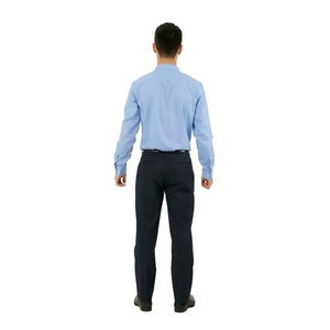 เสื้อผู้ชายแขนยาวสีสันสดใสแบบลำลองทรงสลิมฟิตแบบฮาวายผ้าฝ้ายคอวีแห้งเร็ว - Product Image 3