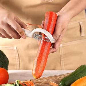 Stainless Steel Peeler 2 Pieces Sharp Blade For <b>Fruit</b> <b>Vegetable</b> Peeling Household Kitchen <b>Tool</b> - Product Image 4