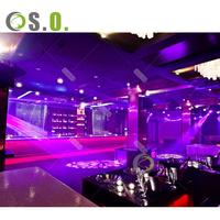 Boîte de nuit moderne Événement Fête Pub Saloon 16rgb Couleur Ronde Led Meubles Table Bar Comptoir