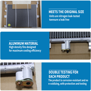 Radiateur de compresseur de climatisation 646*<span class=keywords><strong>481</strong></span>*16mm anti-colmatage et anti-salissure, à faible entretien pour <span class=keywords><strong>Renault</strong></span> - Product Image 2