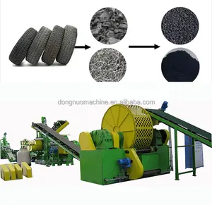 Offre Spéciale machine de recyclage de pneus à petite échelle machine de recyclage de pneus d'occasion machine de recyclage de pneus usagés pour poudre de caoutchouc