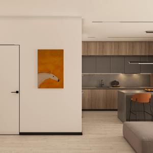 חם מכירה מודולרי מותאם אישית ארונות מטבח מלמין לוח באיכות גבוהה מטבח מלא ערכות דירה להשתמש בעיצוב מודרני cbmart - Product Image 6