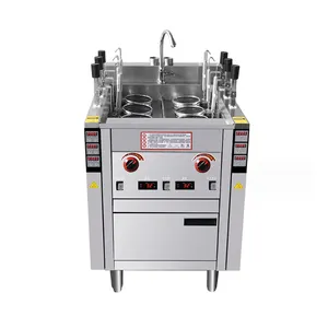 Commercial Automatic Noodle Cooking Equipment six baskets pasta cooker Automatic Noodle Boiler