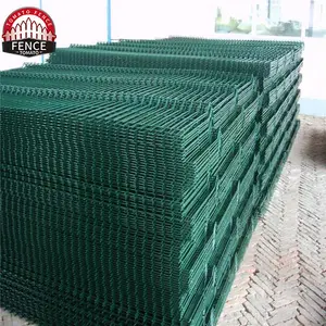 Hot Sale Roadside PVC Coating Steel Security Curved Welded 3d Wire Mesh Fence