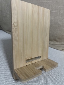 Ván Ép Điện Thoại Di Động Đứng Phổ Điện Thoại Di Động Chủ Đứng Không Trượt Ổn Định Máy Tính Để Bàn Điện Thoại Đứng Tre Tự Nhiên Nhà Cung Cấp - Product Image 2