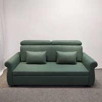 Heraus gezogener Transform Typ 2 Sitz Diwan mit 2 Sätzen Lenden kissen