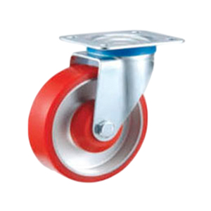Wholesale Industrial <b>Equipment</b> Caster Wheels Ball Bearing High Quality PU Cast Aluminium 250kg-300kg Load Capacity 100mm/125mm - Product Image 2