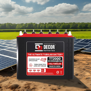 Sistemas de energía solar residenciales Los mejores vendedores de baterías solares eficientes en energía Baterías solares Panel solar Almacenamiento DECOR 12V 120Ah - Product Image 1