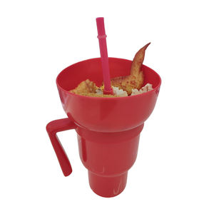 Productos Promocionales con Logotipo Personalizado, Vasos 2 en 1 para Estadio con Pajita, Taza para Bebidas y Refrigerios, Tazón para Refrigerios para Adultos y Niños - Product Image 4