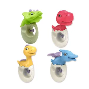 아이들을위한 여름 촬영 만화 공룡 달걀 작은 간단한 물총 장난감