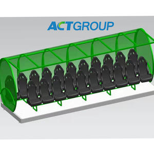 Banquillo de Lujo de 2 Niveles para Fútbol - Asientos VIP en el Estadio y Banca para Jugadores para Campos de Fútbol Profesional DPY-S - Product Image 4