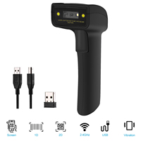 Nuevo diseño de escáner de código de barras Bluetooth 1D y 2D, impresora inalámbrica, lector de códigos QR, láser, interfaz USB, papel tamaño A4