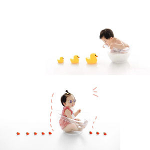 Accessoires de photographie pour enfants, baignoire pour bébé, baignoire à lait pour bébé, transparente, nouvelle baignoire de <span class=keywords><strong>voyage</strong></span> pour bébé, support de <span class=keywords><strong>voyage</strong></span> pour bébé, 47*35*27cm - Product Image 3