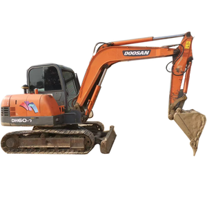 Well-Maintained Doosan DH60-7 CE EPA 6 Ton <b>Mini</b> Digger Second-<b>Hand</b> Crawler Excavator Daewoo Doosan Engine Quick Coupler Breaker - Product Image 1