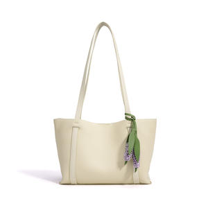 Bolso Tote Jacinto de la Serie Primavera Temprana con Cadenas, Bolso Casual de Hombro Único para Mujer, Uso Diario - Product Image 3