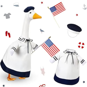 Costume d'oie de haute qualité avec chapeau de <span class=keywords><strong>marin</strong></span> et drapeau - Product Image 5