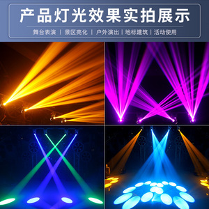 Jiechuang 100W Moving Head Light <b>Mini</b> Cannon LED Beam Stage Light for KTV Party Room Private Room Lighting - Product Image 5