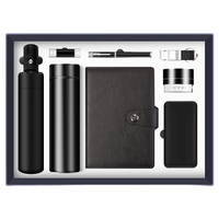 Coffret cadeau de carnet promotionnel en acier inoxydable personnalisé avec impression sérigraphique, ensemble cadeau d'entreprise de 8 pièces pour la Journée de la Terre