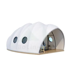 Domos Geodésicos Jardim Iglu Tent Fornecedor Estufa Solar Hotel Outdoor Clamping Transparente Dome Tent