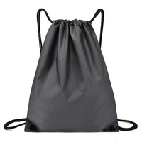 Sac à dos coloré en polyester avec cordon de serrage, sac léger à cordon, sac réutilisable, convient aux iPad A4, pour l'école, le sport, les voyages quotidiens