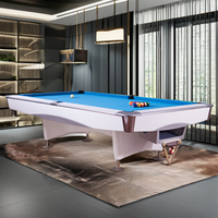 Table de billard de style moderne à 9 boules American Standard de 8 pieds et 9 pieds avec ardoises de billard et de billard à retour automatique à vendre