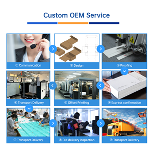 Boîtes d'expédition pliantes en carton ondulé en papier recyclé avec logo personnalisé imprimé en gros, emballage de marque avec revêtement UV - Product Image 6