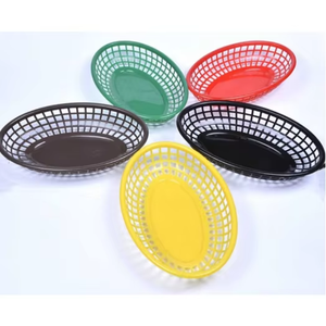 Panier de service alimentaire Paniers de restauration rapide en plastique - Product Image 1