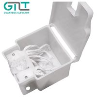 Toshiba – Boîte à huile transparente carrée compacte au design moderne, avec rail de guidage, pour lubrification d'ascenseur, pièces de rechange