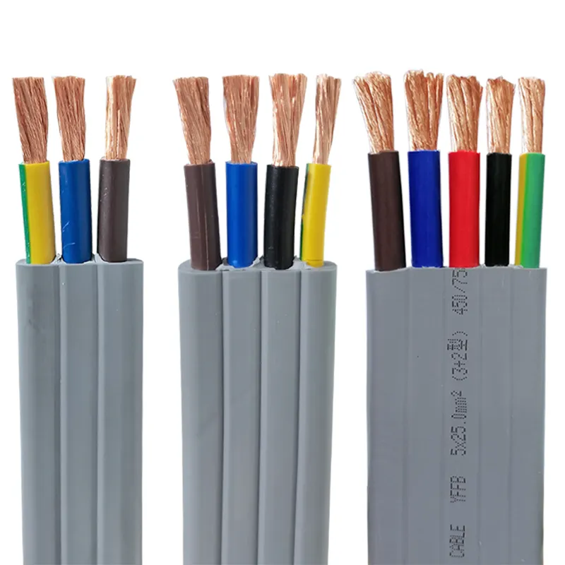 Hot Selling Quality Flat Electrical Underwater Submersible Cable and Elevator Flexible Electrical Cables