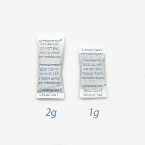 의류 액세서리 박스용 DMF 프리 2g 클레이 제습제 친환경 드라이 팩 - Product Image 2