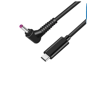 Guangzhou 18.5V-20V 65W Max USB-C PD tip-c DC için Dell 4.8*1.7mm dizüstü bilgisayar adaptörü şarj kablosu