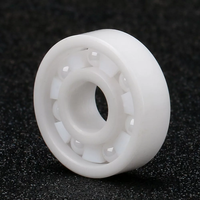 Rodamiento de Patines de Cerámica Completa Resistente a la Oxidación 627 ZrO2, Rodamientos de Bolas de Ranura Profunda Pequeños de Cerámica Completa para Altas Temperaturas 7x22x7mm