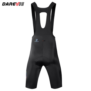 Darevie Oem Odm cuissard de cyclisme homme noir personnalisé cuissard une pièce sans couture bavoir de cyclisme italie Interface élastique Wallone Pad - Product Image 3