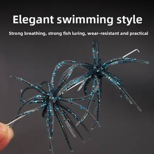 CY marca superior negro flotante biónico TPE <span class=keywords><strong>gusano</strong></span> silicona suave curricán señuelo para océano playa carpa pesca sin anzuelos al por mayor - Product Image 4