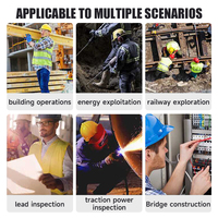 Casque de sécurité ventilé durable pour la construction, l'ingénierie, l'exploitation minière, casque léger réglable, logo personnalisé pris en charge CE