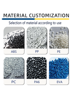 Bouchons en plastique pour Tube 25MM * 50MM Tube carré ABS Nylon PP <span class=keywords><strong>PVC</strong></span> raccord de tuyau extrémité réglable trous filetés douille écrou carré <span class=keywords><strong>bouchon</strong></span> - Product Image 6