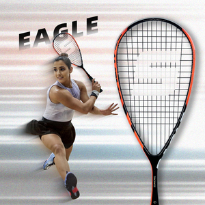Mejor Relación <span class=keywords><strong>Calidad</strong></span>-<span class=keywords><strong>Precio</strong></span> - Raqueta de Squash de Fibra de Carbono EAGLE, Resistencia a la Torsión Mejorada con Carbono T700, Ultraligera y Duradera - Product Image 1