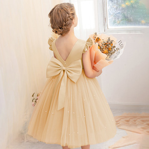 Vestito da <span class=keywords><strong>Principessa</strong></span> per <span class=keywords><strong>Bambina</strong></span>, Abito Tutu da Damigella, <span class=keywords><strong>Costume</strong></span> per Esibizioni di Pianoforte, Abbigliamento da Hostess per Bambine - Product Image 5